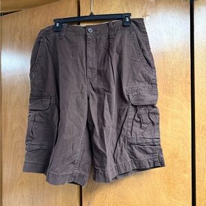 Arizona Jean Company Dark Brown Cargo Shorts